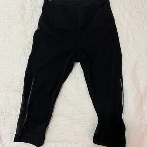 Lululemon - black Swift Speed High-Rise Crop pant - 6